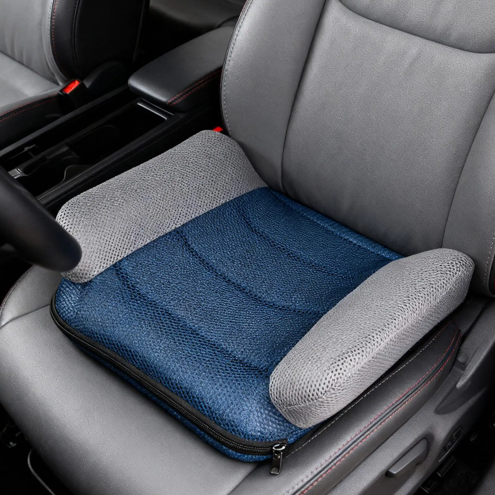 Inflatable Comfortable Car Cushion Car Seat Cushion For Height Waterproof Thick Improve Vision Short People Booster For Home
