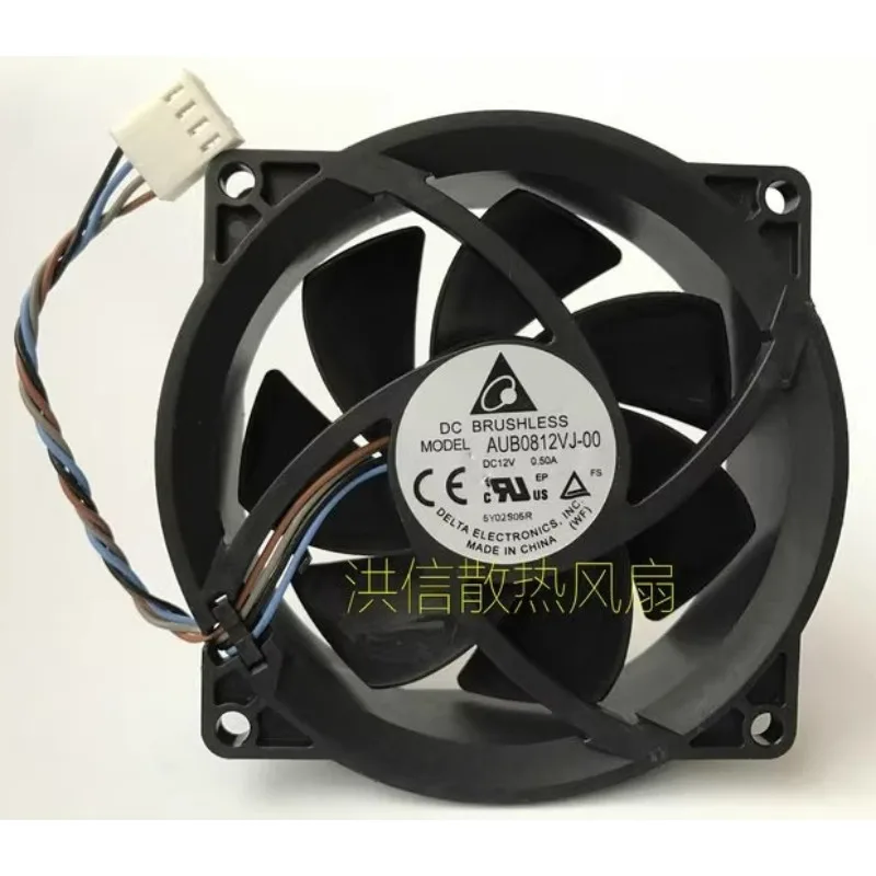 Original New Cooler Fan for AUB0812VJ-00 DC12V 0.50A 804057-001 Cooling Fan 8025 80*80*25MM