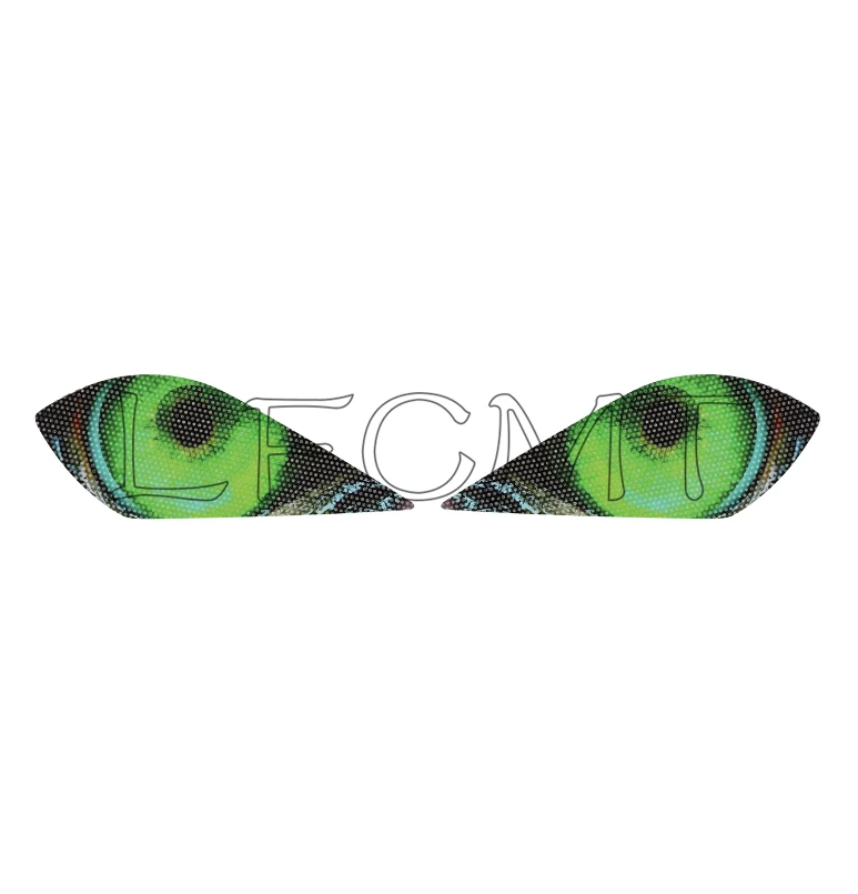 Motorfiets Koplamp Sticker Head Light Eye Guard Decor Decal Fit voor Yamaha Raptor 250 350 700/R YFZ 450/R/X Wolverine 350 450