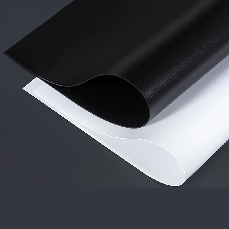 1~10Pcs White / Black Frosted PP Plastic Sheet 100mm~300mm Model Sheet DIY Model Material Thickn 0.3/0.4/0.5/0.6/0.8/1/1.5/2mm