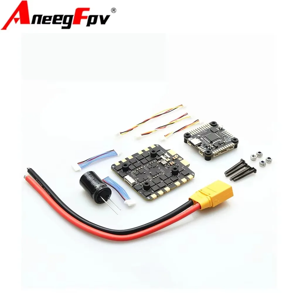 SmCpAneegFpv F722 F7 Flight Controller 3-8S Lipo 5V/10V Dual BEC & 80A 4in1 BLheli_S ESC For RC 13inch 15inch FPV Racing Drone