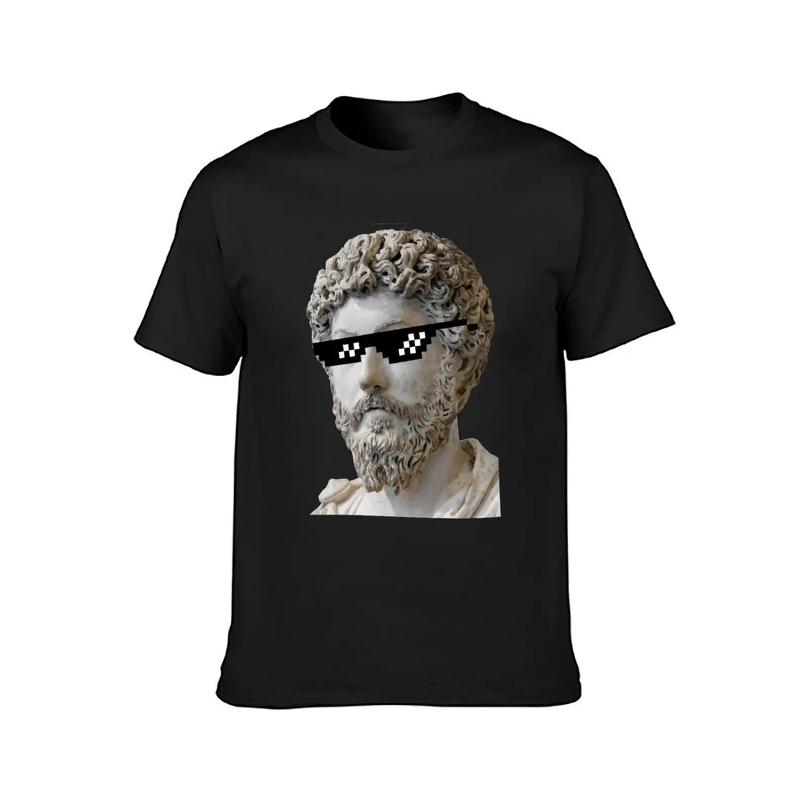 Marcus Aurelius - Deal with it T-Shirt customs design your own oversizeds boys whites quick drying workout shirts for men