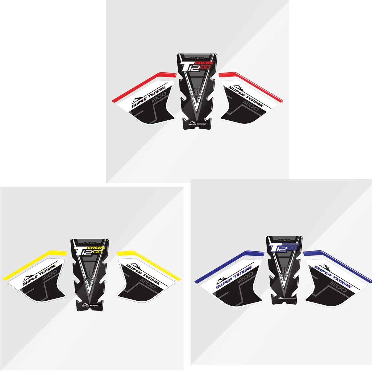 3D Resin Motorcycle Fuel Tank Pad Decal Gas Tank Protector Sticker For Yamaha XT1200X XT1200ZE XT1200 Z ZE XTZ XTZ1200E