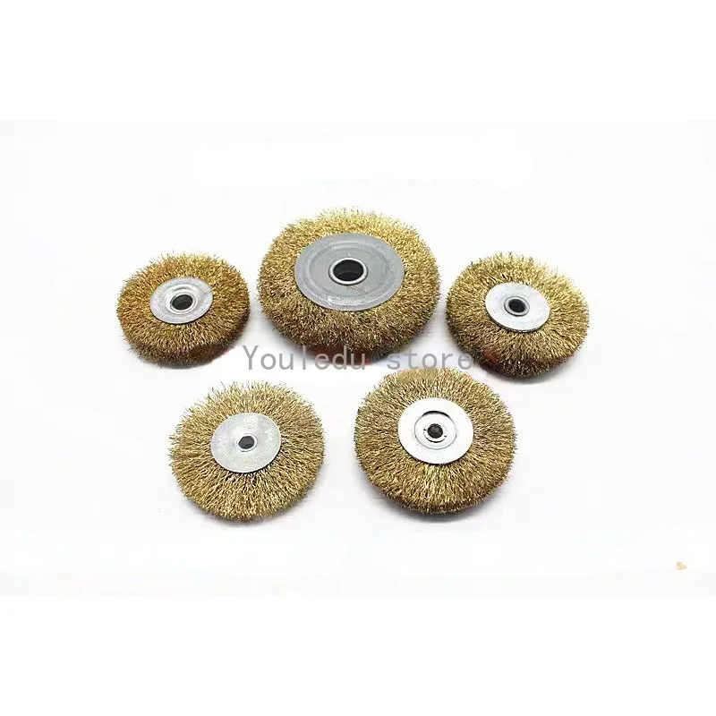 Band Saw Accessories Wire Brush Cleaning Ball Wire Wheels CNC Sawing Machine Thicken Copper Wire Brush 1PC