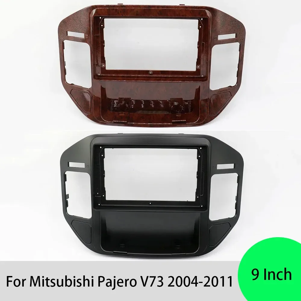 

Автомобильная магнитола для Mitsubishi Pajero V73 2004-2011, 9 дюймов, облицовка, Android, GPS, MP5, стереопроигрыватель, 2 Din, головное устройство, панель приборной панели, рамка Inst