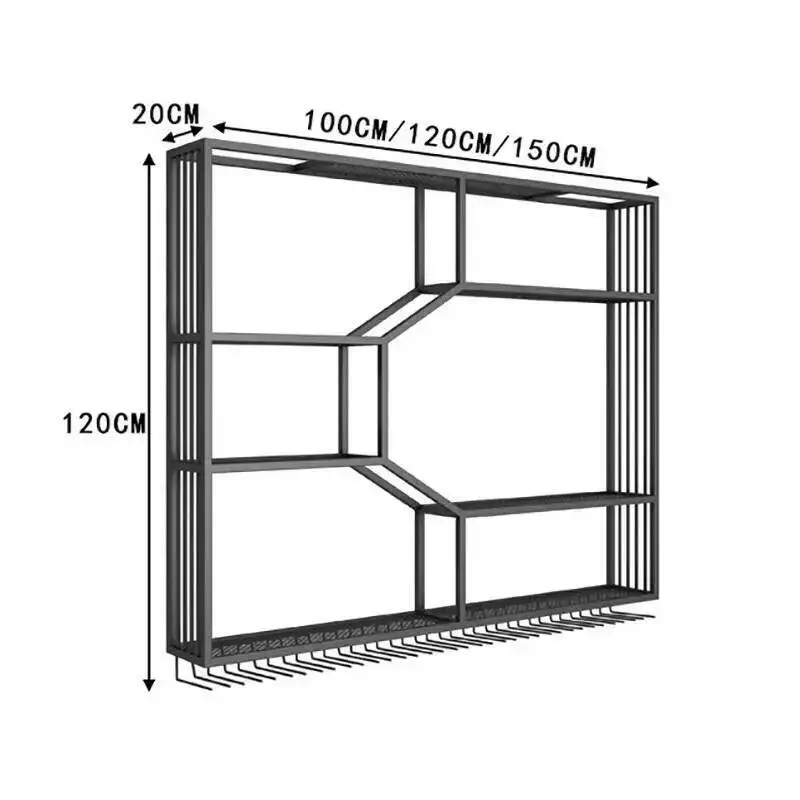 Accent Light Display Cabinet Showcase Shelf Nordic Drinks Alcohol Cabinets Wine Entertainment Glas Vitrinenschrank Bar Furniture