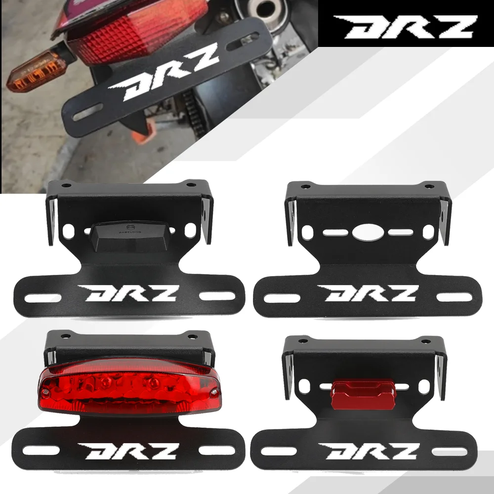 

For SUZUKI DRZ400 DRZ 400 SM E S 2008-2025 License Plate Holder Fender Eliminator Motorcycle Brake Light Number Frame DRZ400SM