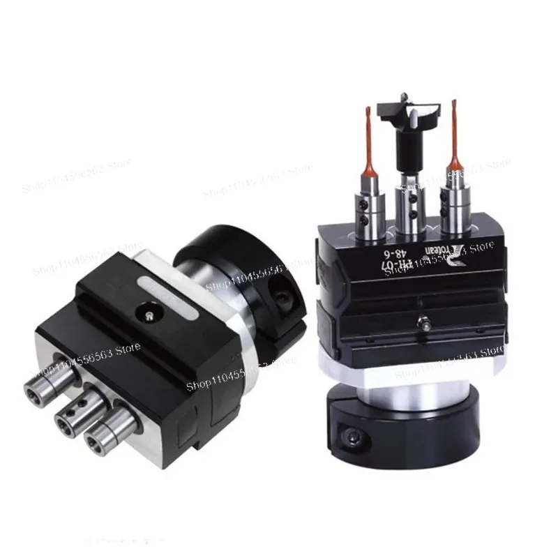 Multi-Axis Hinge Drilling Head - Woodworking Row Drill Kit for Hinge Installation