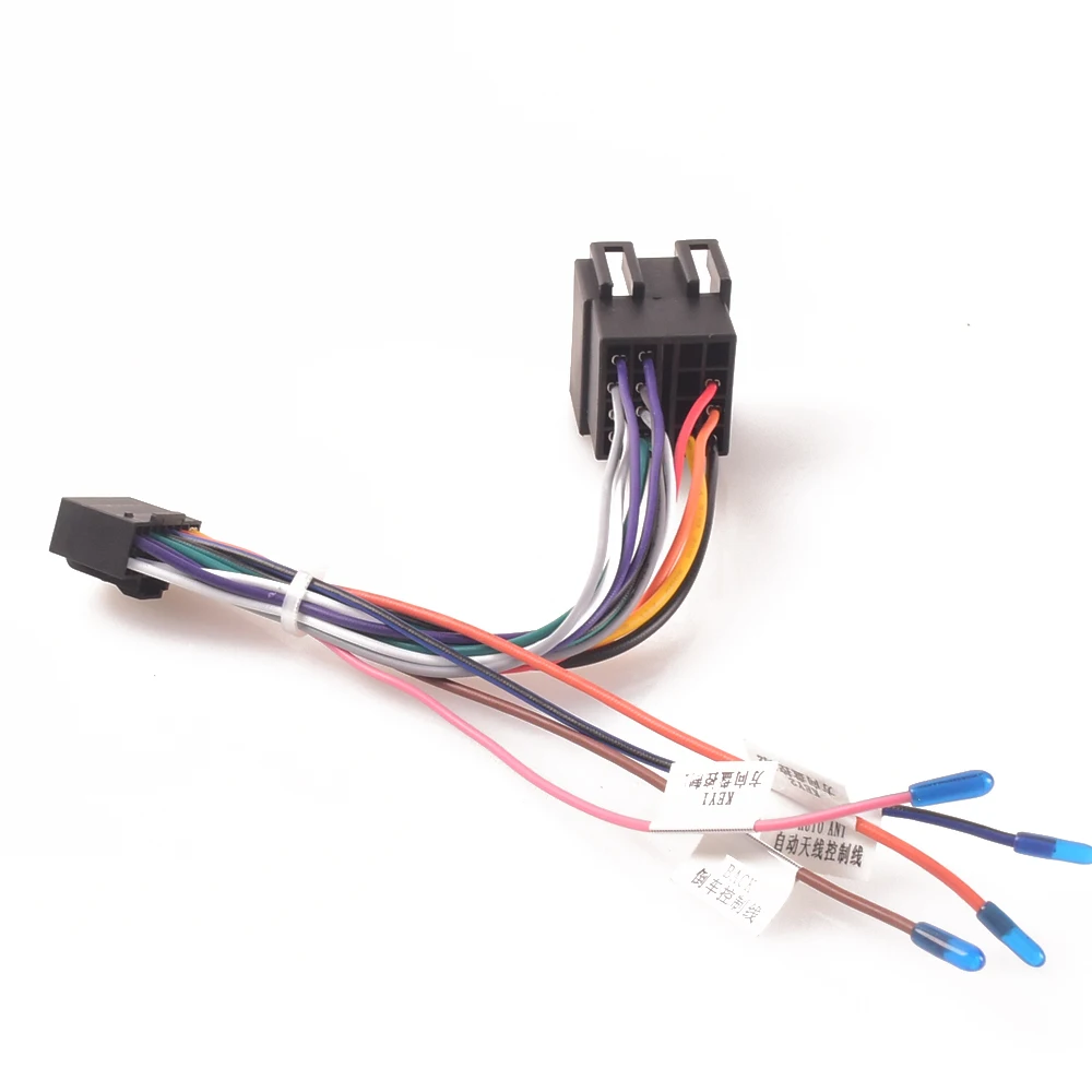 راديو السيارة ستيريو الأسلاك تسخير مهائي كابلات ISO أندرويد لشركة فولكس فاجن جولف جيتا mk4 MK5 MK6 لمقعد ليون Mk1 سكودا اوكتافيا Mk1 Mk2 #3