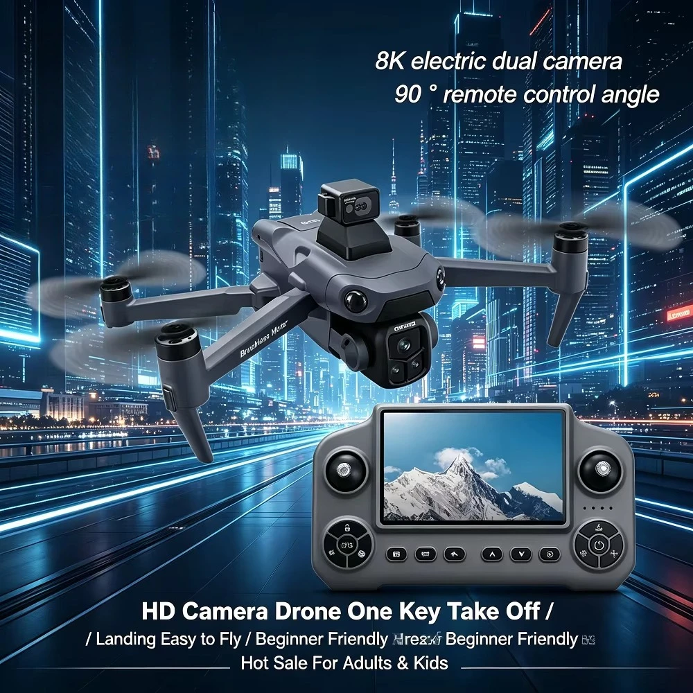 Origina A1R 8K GPS Drone Professional Camera FPVX Brush Powered Laser Obstacle with Large Screen Remote Control Folding Aerial
