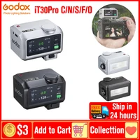 Godox iT30Pro iT30 Pro C/N/S/F pantalla táctil Flash de bolsillo TTL 2,4G inalámbrico en Flash de cámara para Canon Sony Nikon Olympus Fujifilm
