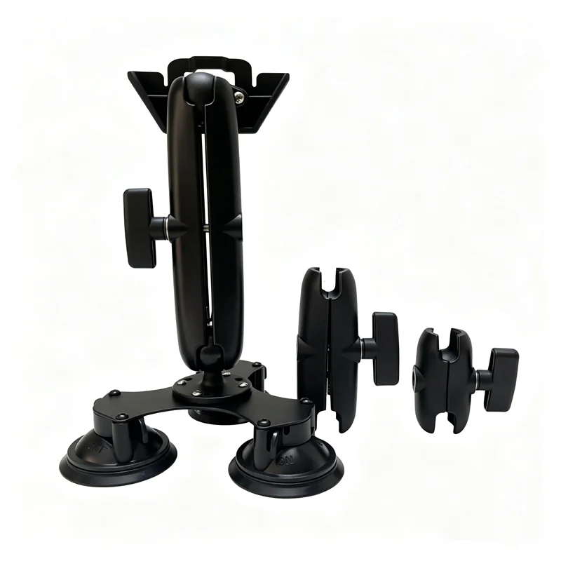 Three-Suction Cup Set, With 360° Adjustable Ball Head, Suitable For Starlink Mini Mount for RVs and smooth surfaces, RAM mounts