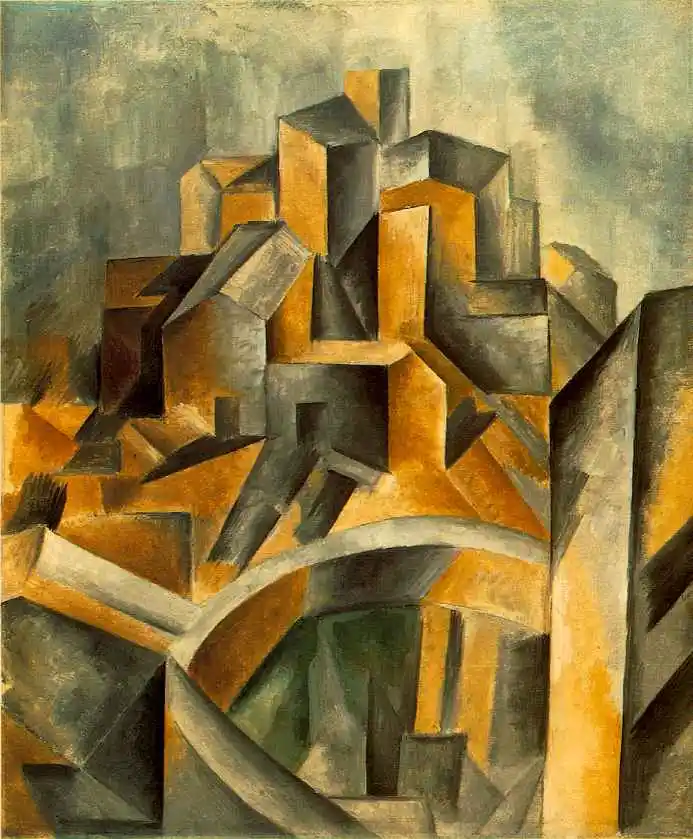 100% handmade high quality Abstract Oil Painting Reproduction on Linen Canvas Wall Art,Reservoi by Pablo Picasso