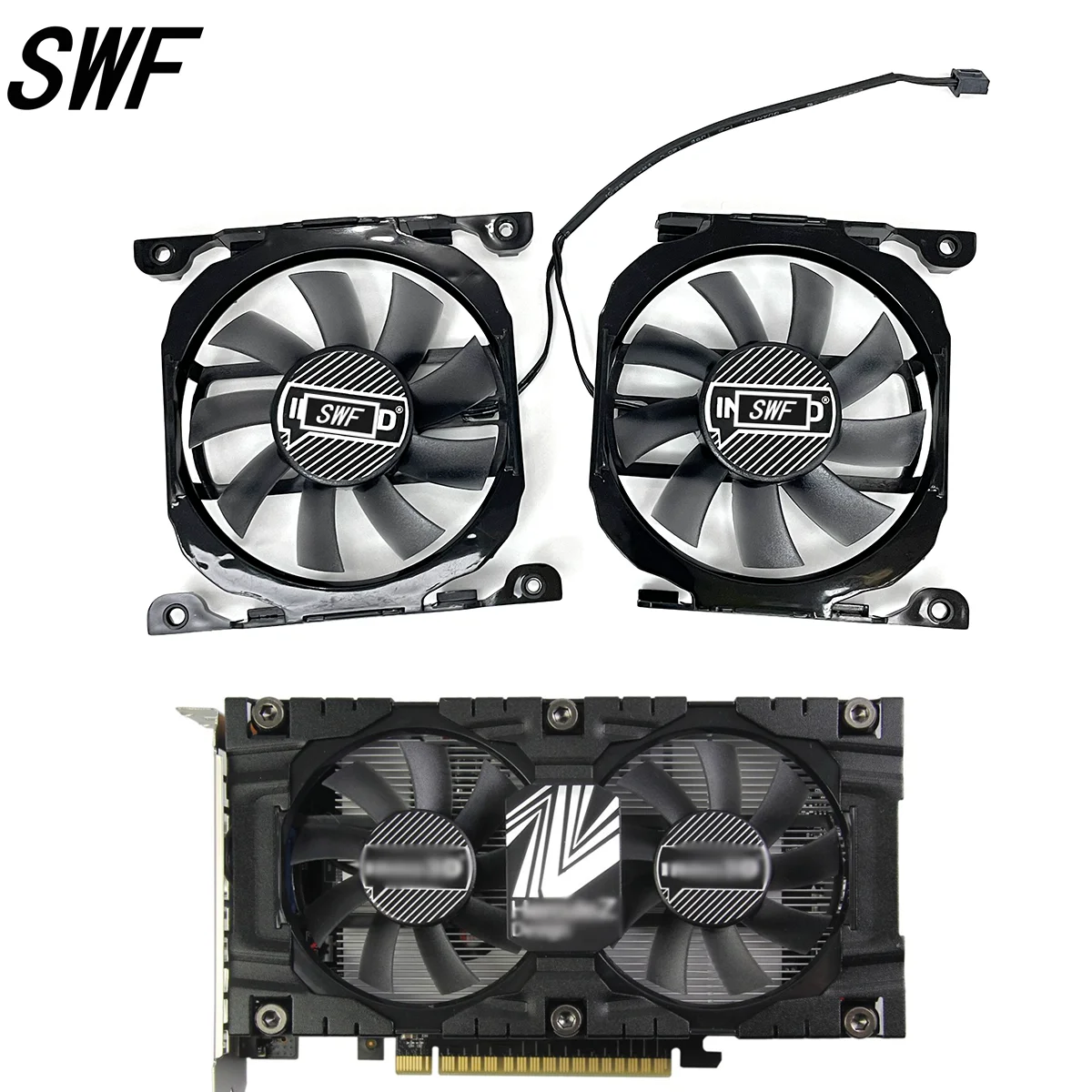 

L1968015PWM-4P 12V 0.40A CF-12815B GTX660 GTX760 For INNO3D GEFORCE GTX 650TI 660Ti 670 660 X2 Graphics Card Cooler Cooling Fan