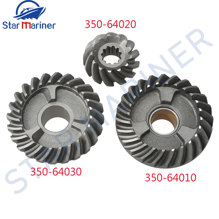 

Комплект шестерней 350-64030-0 350-64020-0 350-64010-0 для подвесного мотора Tohatsu Nissan M NS F 9.9HP 15HP 18HP 2/4T, детали лодочного двигателя