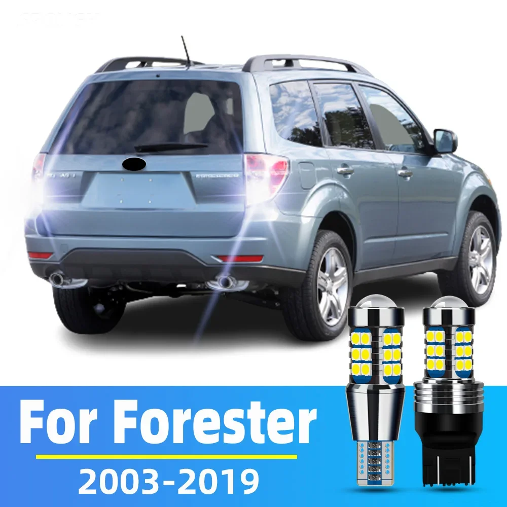 

2pcs LED Reverse Light For Subaru Forester SG SH SJ SK Accessories 2003-2019 2013 2014 2015 2016 2017 2018 Backup Back Up Lamp