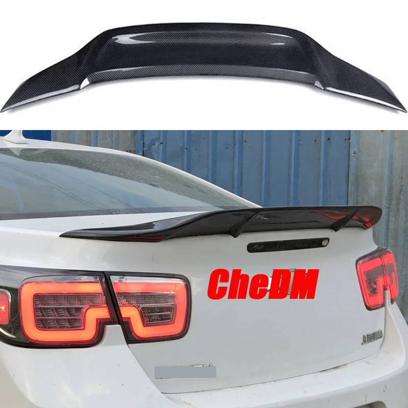 

Car Trunk Spoiler Carbon Fiber FRP Auto Rear Trunk Wing R Style Accessories Spoiler For Chevrolet Malibu 2012 - 2018