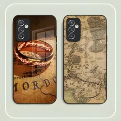 Oriwood MIDDLE EARTH MAP LOTR Phone Case for Samsung S24 Ultra S23 S22 S20 Fe S21 Plus Galaxy A54 A34 A24 A53 M54 Note 20 Back C