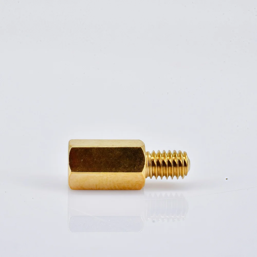 M2.5 M3 M4 M5 M6 Hex Brass Male Female Standoff Board Rack Stud Hexagon Threaded Pillar PCB Column Motherboard Spacer Bolt Screw