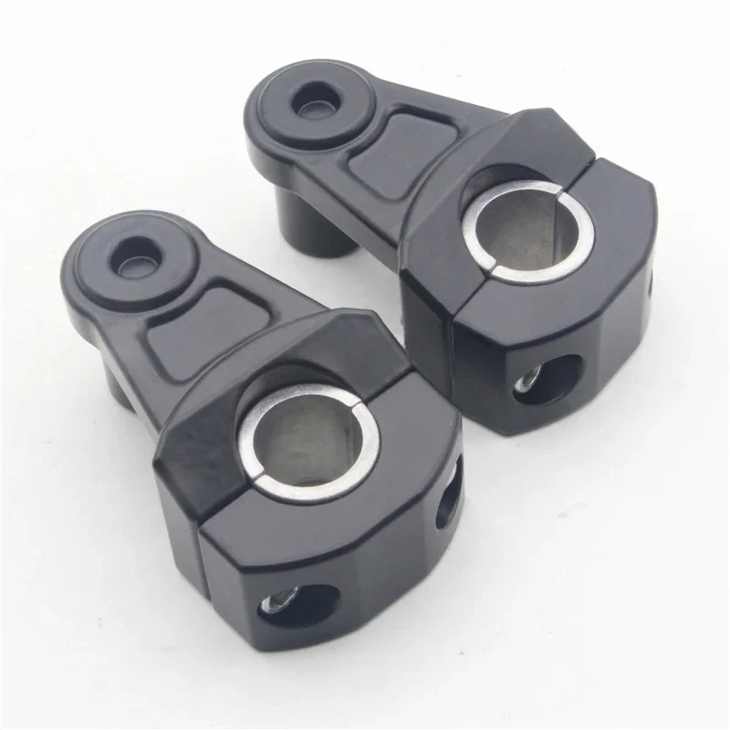 22mm / 28mm Universal  Aluminum Motorcycle Handle bar Clamp Handlebar Riser Adjustable For Honda Kawasaki Suzuki Ducati Triumph