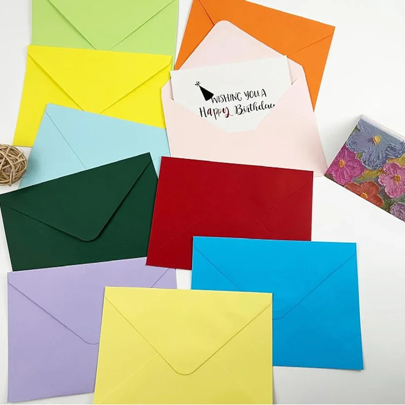 Gift Card Envelopes-Gummed 50-Count Mini Envelopes,Paper Business Card Envelopes,Bulk Tiny Envelope Pockets for Small Note Cards