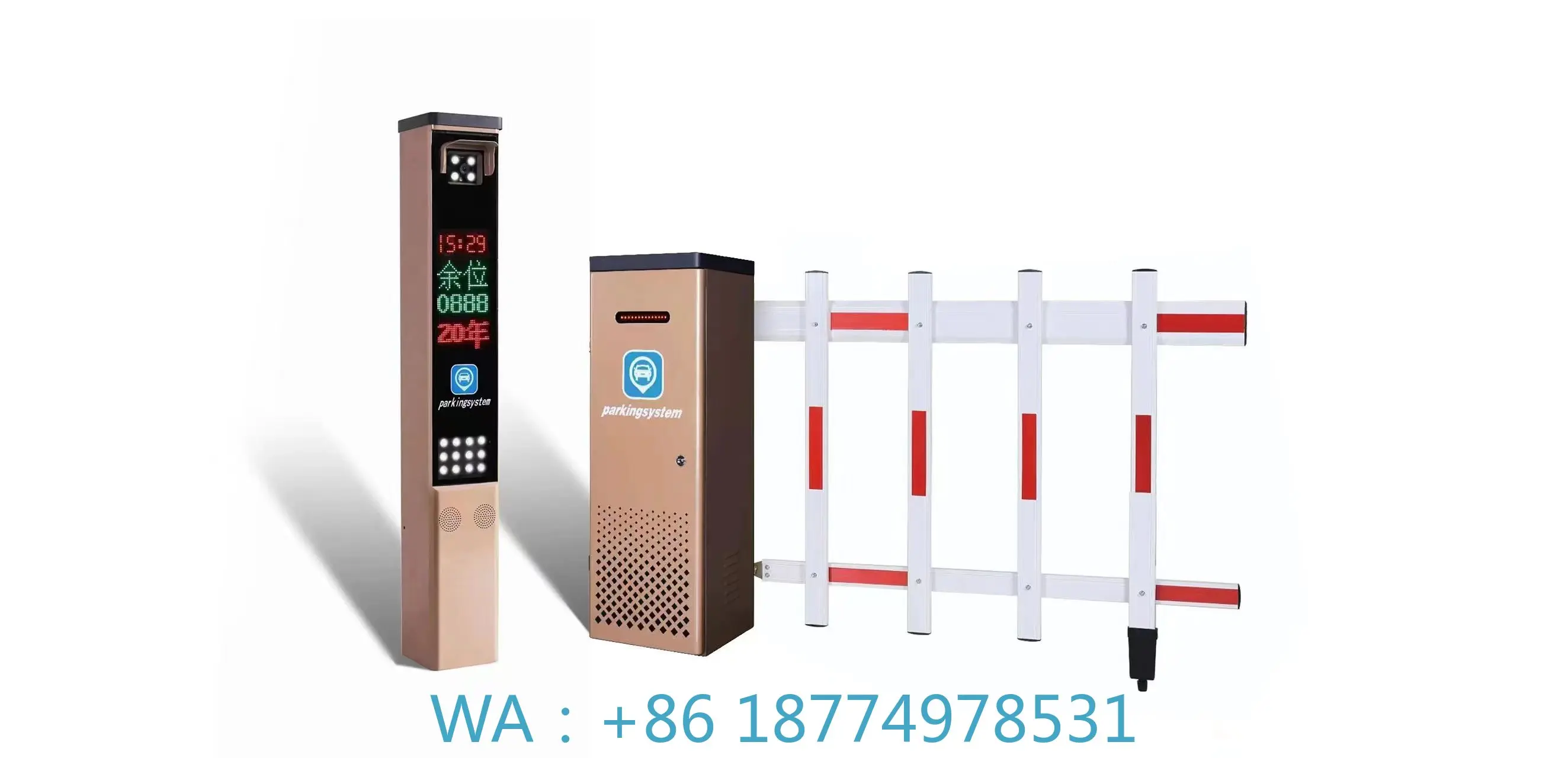System 1080P Resolution 3-6m Range ANX-T20  Auto Multilingual Security Smart Parking Management