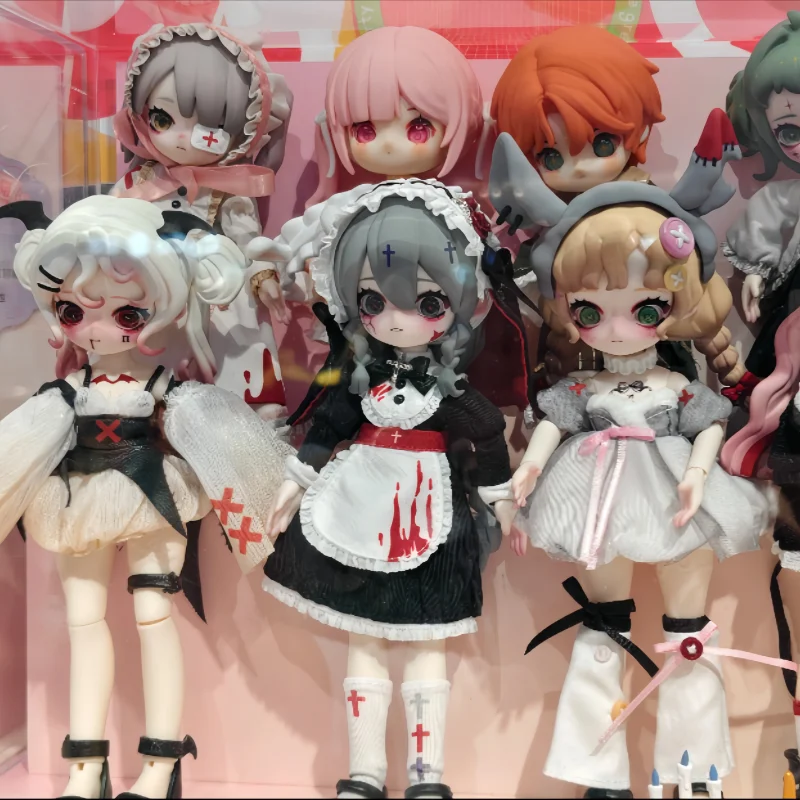 

New Hot Nyssa Bizarre Nightmare Series 1/12 Bjd Blind Box Mystery Box Dolls Kawaii Action Anime Figure Toys Gift In Stock