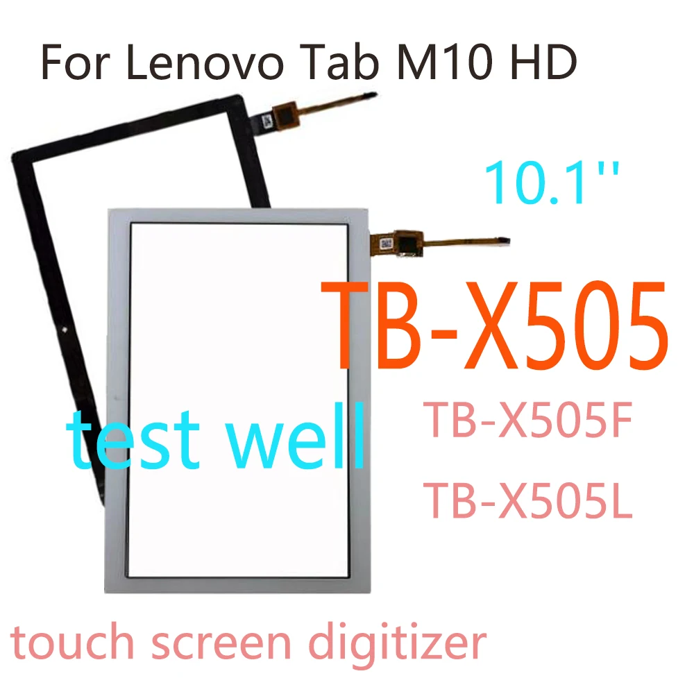 

New 10.1" TB-X505 Touch For Lenovo Tab M10 TB-X505L X505X X505F X505 Touch Screen Outer Digitizer Front Glass Panel Replacement