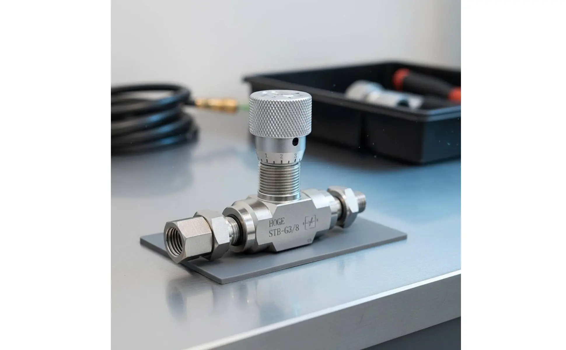 Pneumatic Throttle Valve Long-Lasting in-Line Speed Controller Pneumatic Flow Regulator Corrosion-Resistant Industrial Hardware