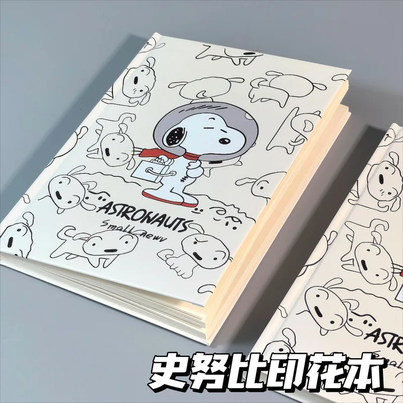 Anime Snoopy Notebook Cartoon Peanuts Journal Cute Student Hard Shell Snoopy Notebook Wholesale Kawaii Girl Hand Ledger Gift