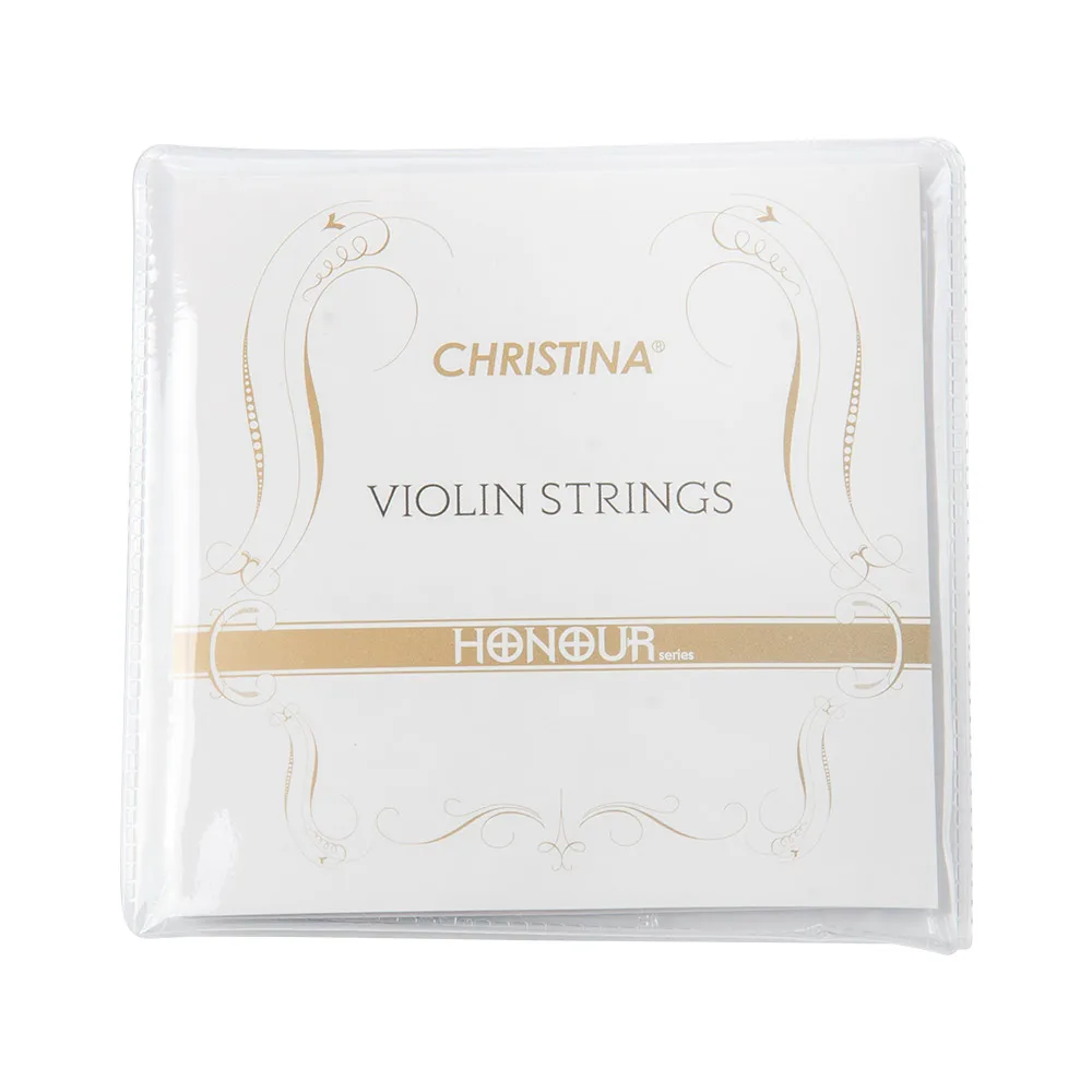 CHRISTINA Violin Strings Set H01 E-A-D-G 4 Strings Alloy Steel Medium Tension Ball End Available in 4/4 to 1/8 Size