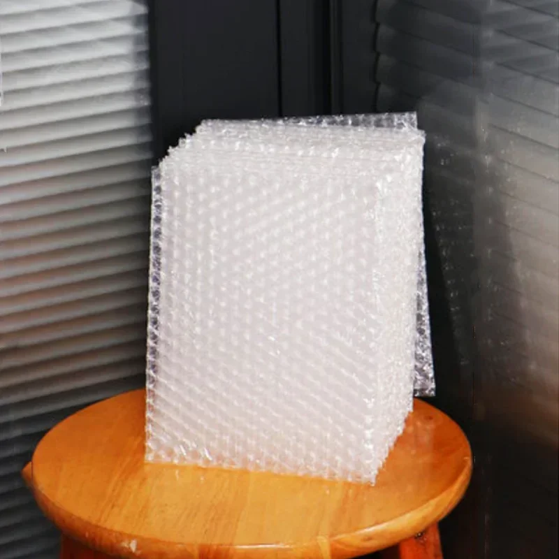 Double Layer Thicken Bubble Bags Plastic Packaging Express Film Shockproof Envelope Bubble Bag Wholesale Custom Packaging Film