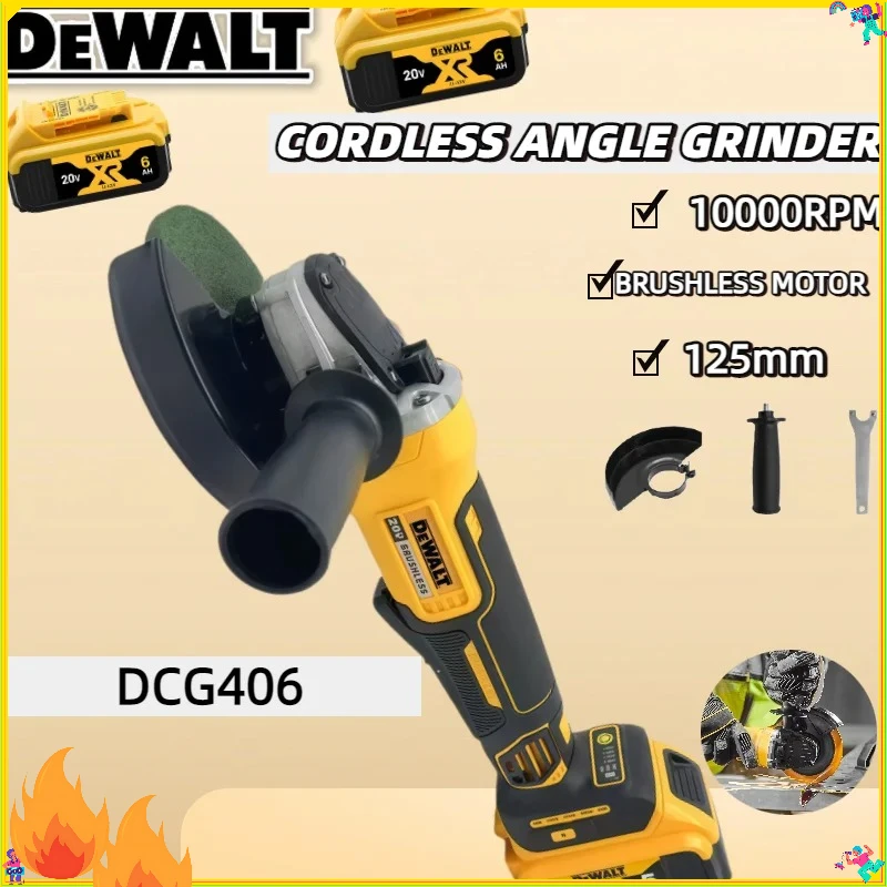 

Dewalt DCG406 - 20V High - Performance Brushless Cordless Angle Grinder - Superior Cutting & Polishing