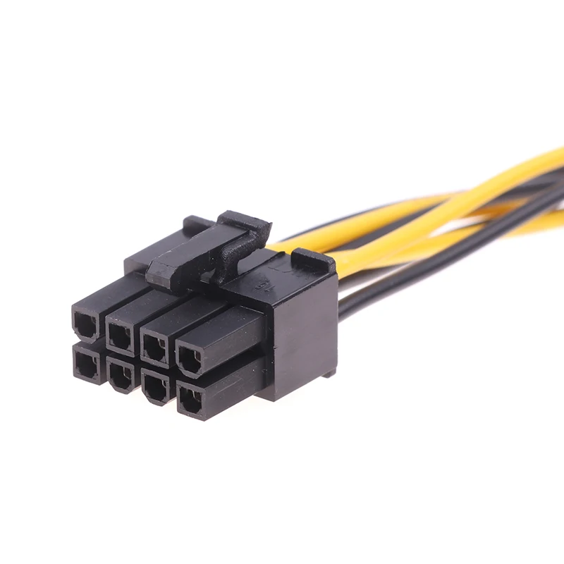 Adaptor PCI-E CPU EPS 8 Pin ke Dual 8 P, kabel kartu grafis pembagi daya