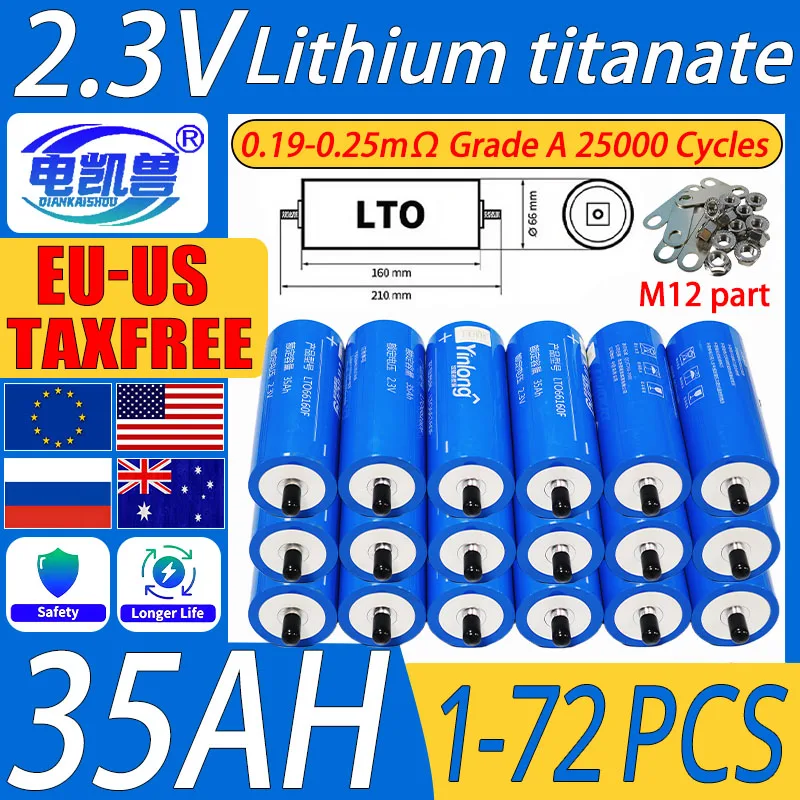 2.3V 35Ah Lithium T…