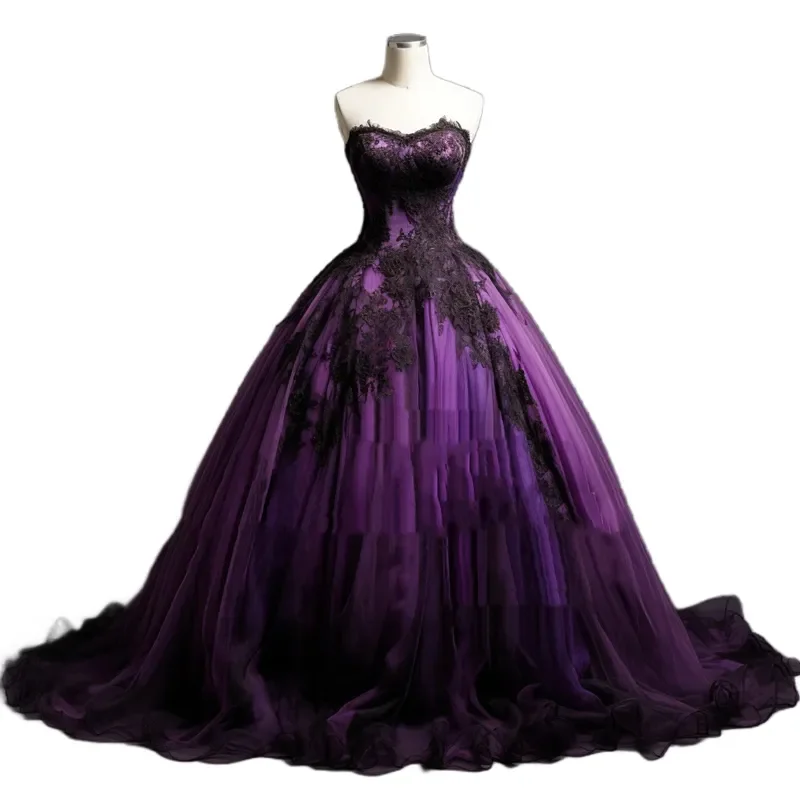 

Customized A-line wedding lace applique Sweetheart Neck Sleeveless Long Gauze Bridal Dress Back Tie 2025 plus size Novia