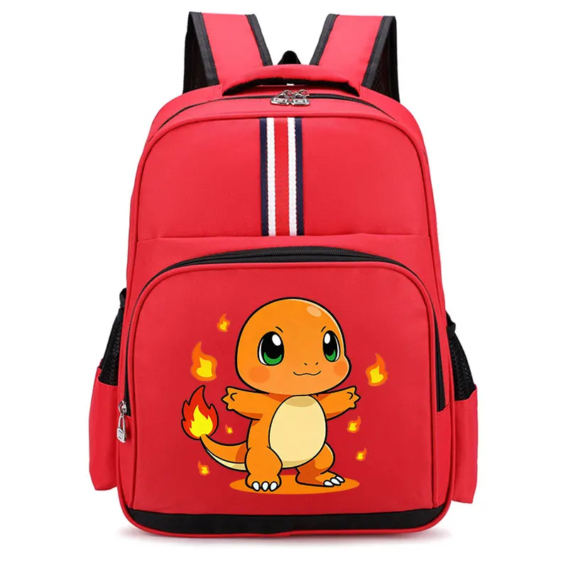 Pokemons Pikachu Schoolbag  Anime Figure Backpack Student Cartoon Anime Large Capacity Backpacks Back To School Party Gifts New view 3