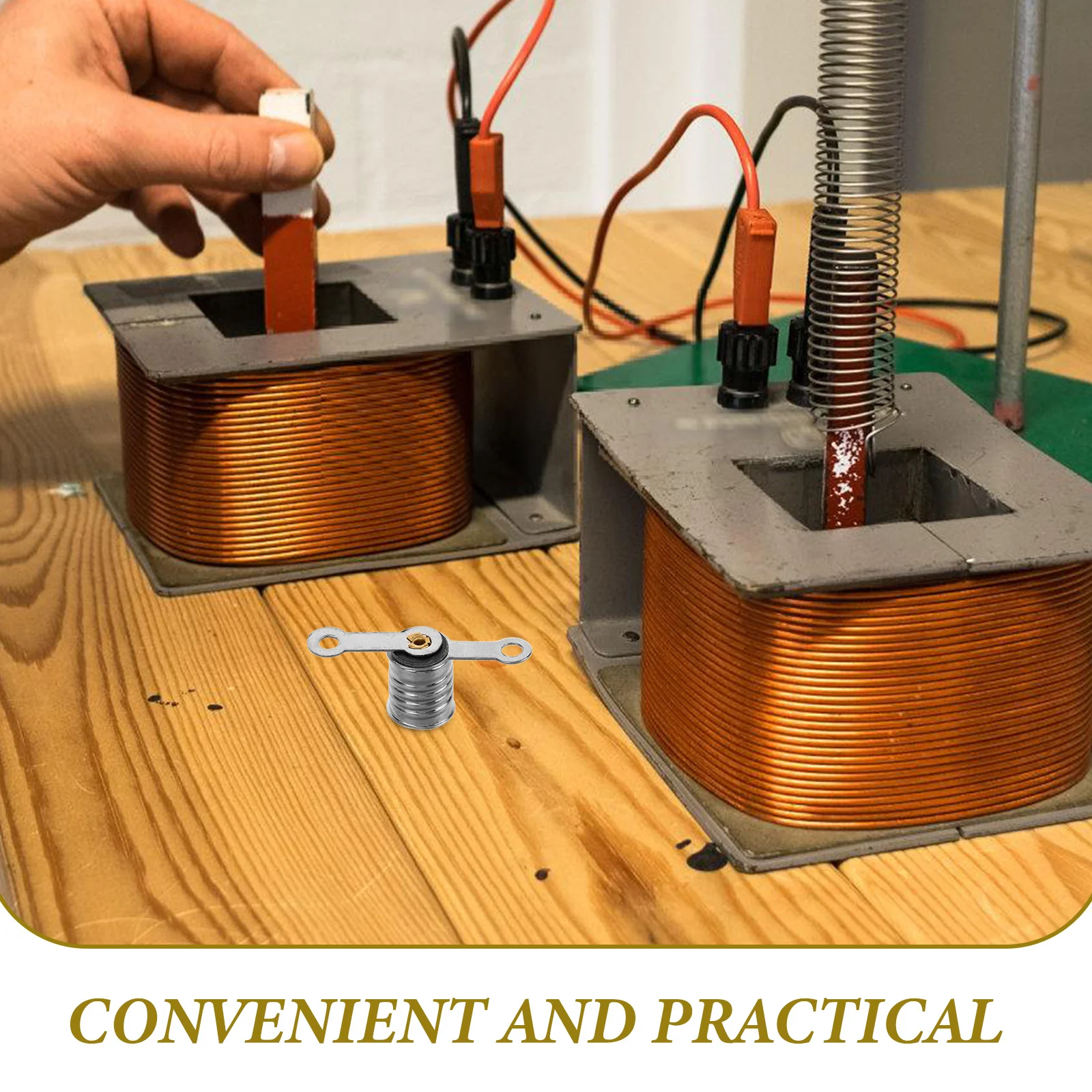 

6pcs Lamp Holder Small Bulb Socket Screw Base For Laboratory Diy Experiment Lighting Fixture Replacement Parts