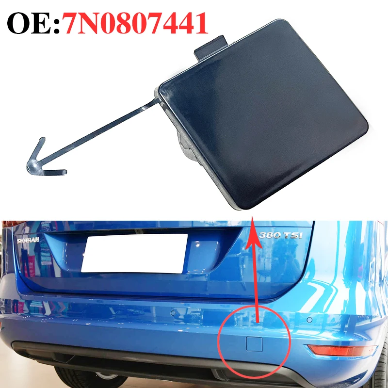 

7N0807441 for VW Volkswagen sharan rear towing hook cover rear bumper towing hook decorative plug cover