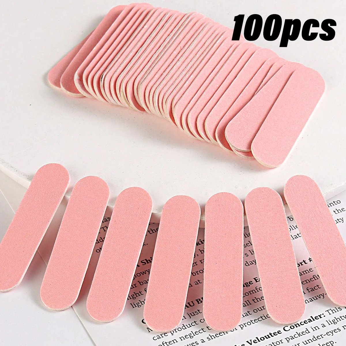 Dubbelzijdige nagelvijlen Mini hout schuurbufferblokset voor gellak manicure pedicure salon professionele nail art tools