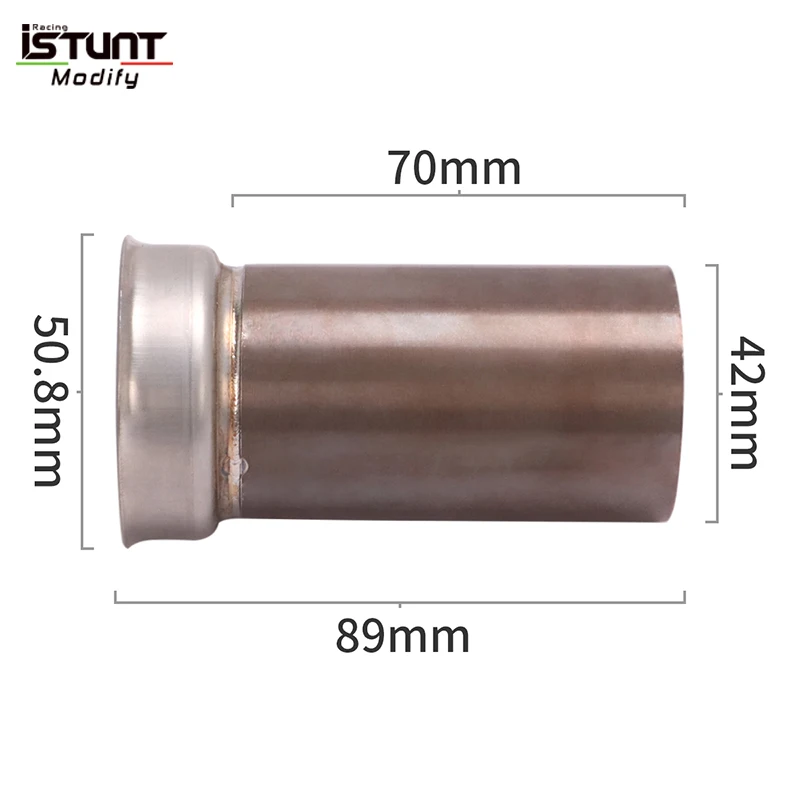 50.8Mm Verwijderbare Db Killer Universal Motorfiets Uitlaat Escape Moto Mesh Katalysator Demper Silencer Uitlaat Afleider Zegt Bike - afbeelding 1