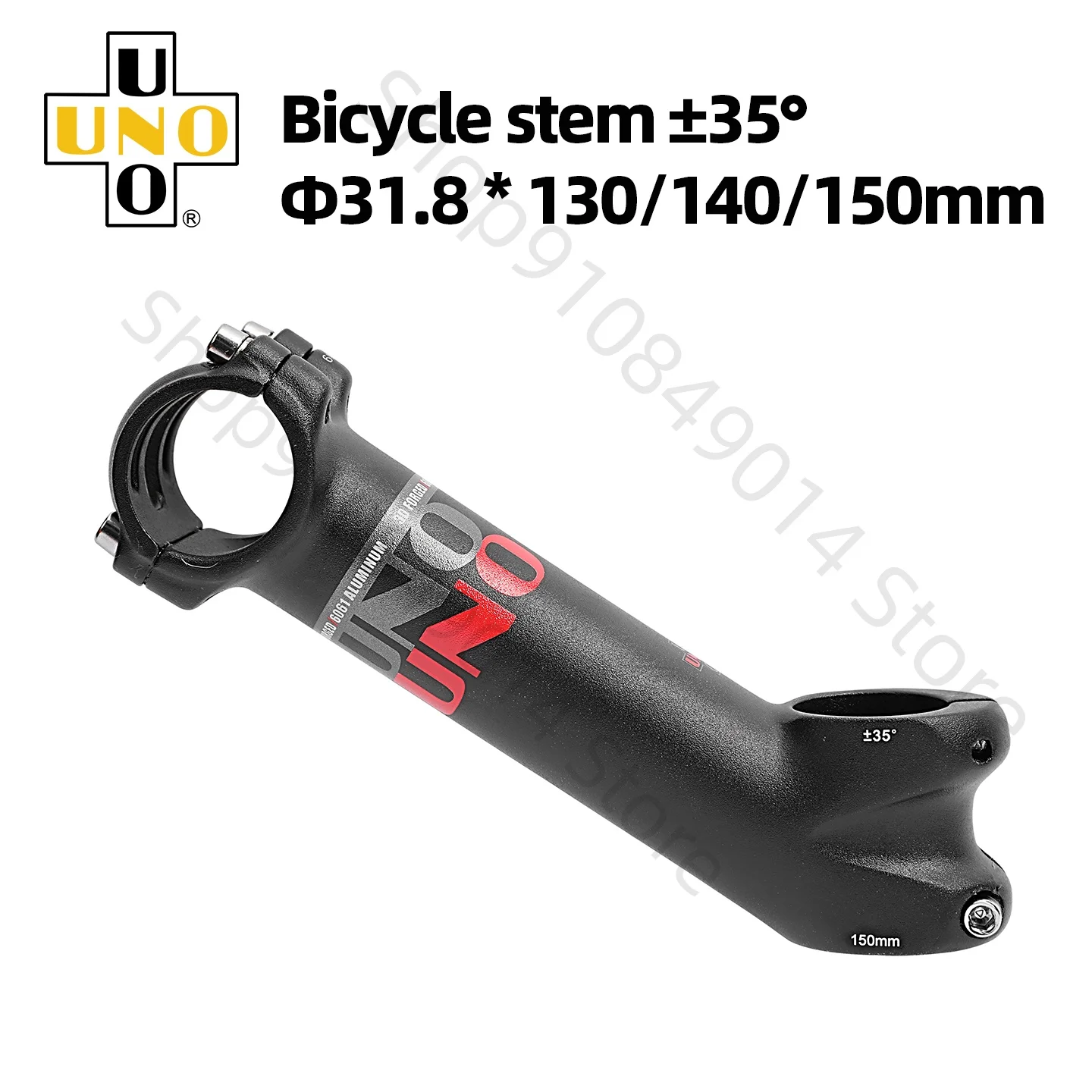 Kalloy UNO Vorbau 35 Lang Fahrradlenkervorbau 130/140/150mm Fahrradlenker Power 31.8mm Lenkerverlängerung 2026 – Detail 13