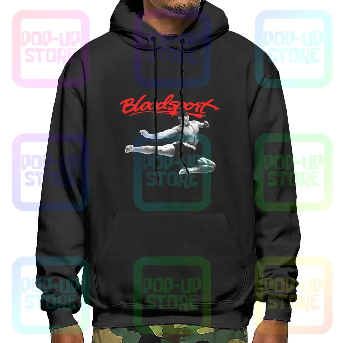 Bloodsport Van Damme Movie Funko 80S Kumite Frank Dux Hoodie Sweatshirts Hoodies Style Vintage