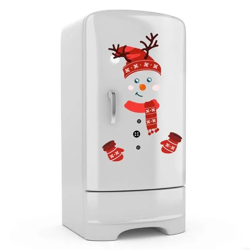 Christmas Wall Sticker Baby Kids Living Room Xmas Tree Santa Decal Home Window Glass Static Decor