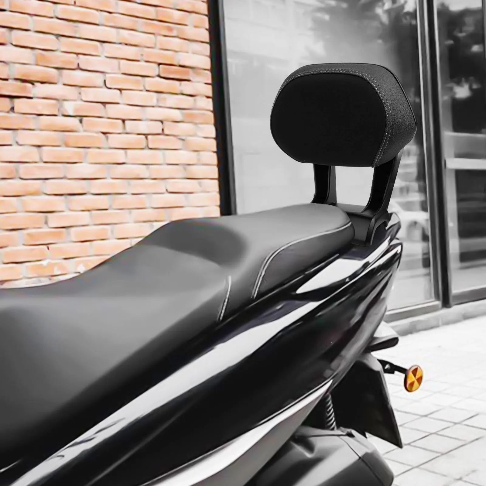 Compatible Rear Backrest Aluminum Alloy Back Rest Supports Balanced Riding Ti Alloy Aluminum Construction Easy Installation