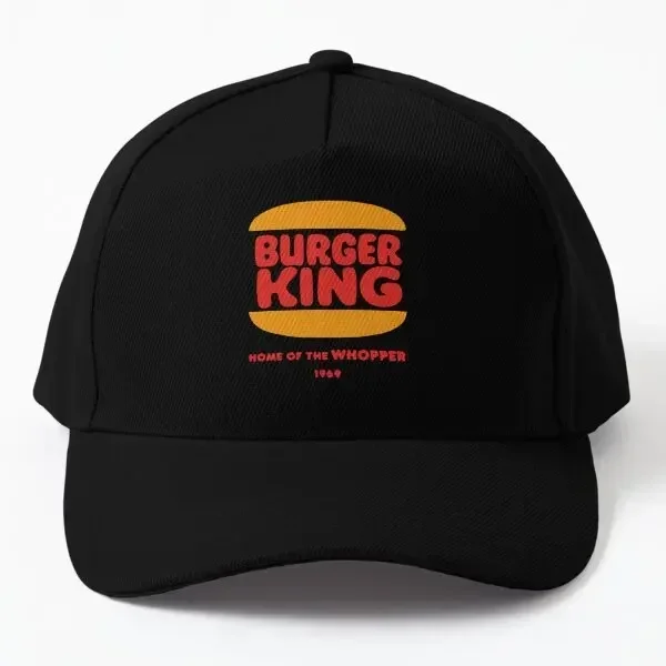 

Burger King Baseball Cap Hat Summer Spring Czapka Solid Color Boys Women Snapback Printed Mens Fish Sport Casual Black
