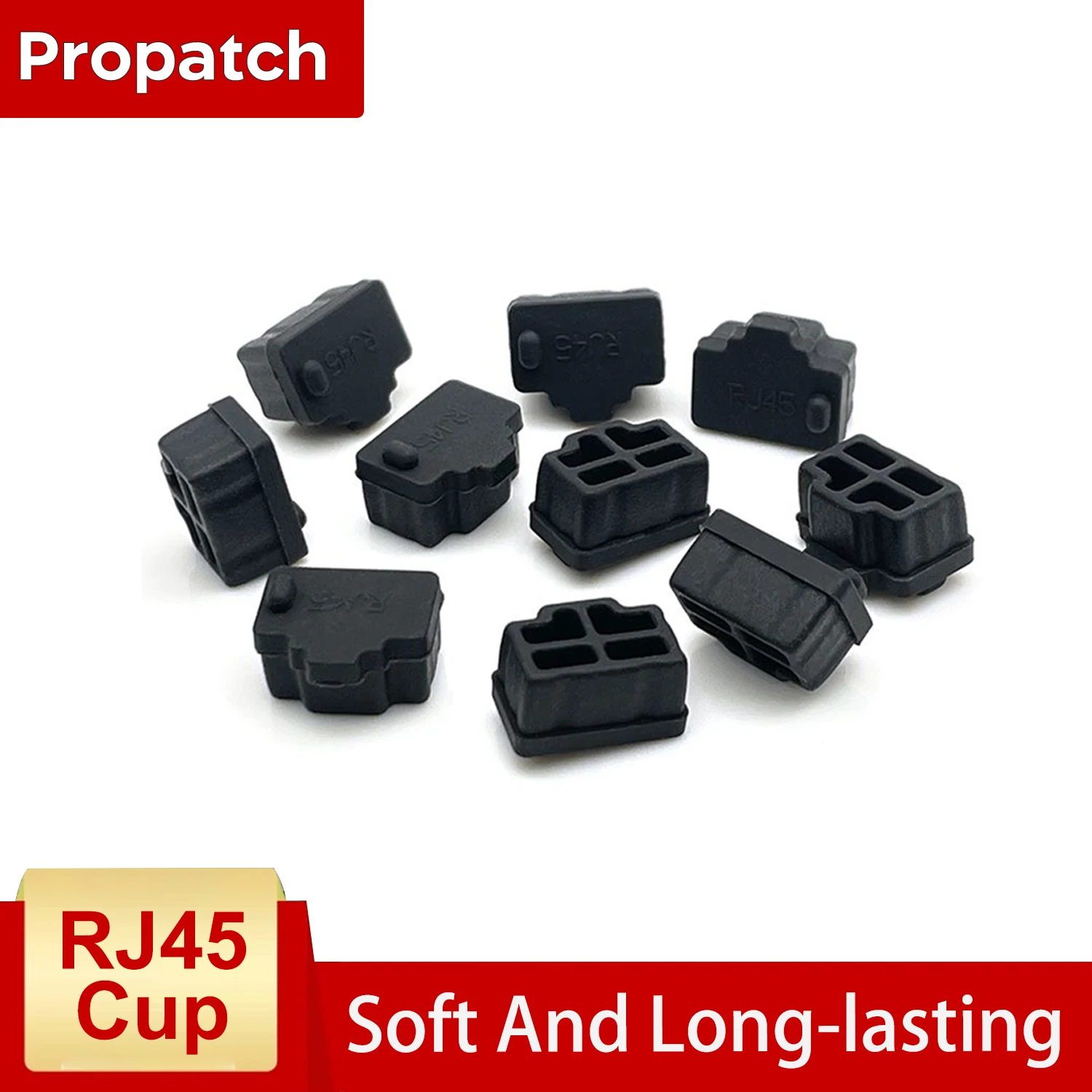 

Защитные колпачки Propatch 1-200 шт. для портов RJ45, универсальные заглушки для Ethernet-портов ноутбуков, компьютеров, роутеров, коммутаторов, разъемов RJ45