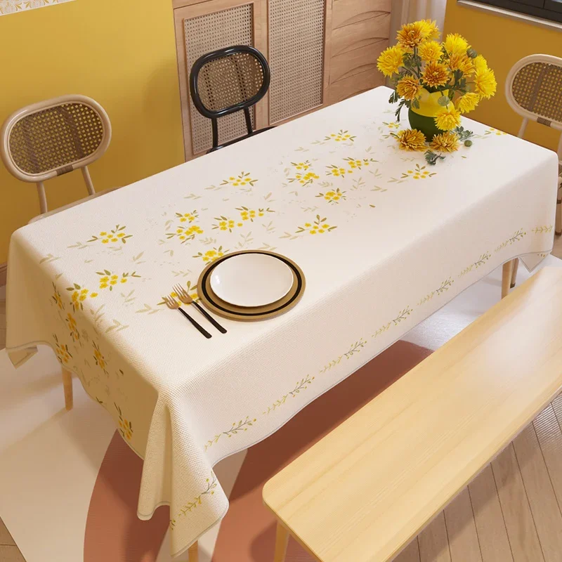 Nordic Home Rectangular Tablecloths for Table Party Decoration Bohemian Waterproof Anti-stain Nappe De Table Table Cover Tapete