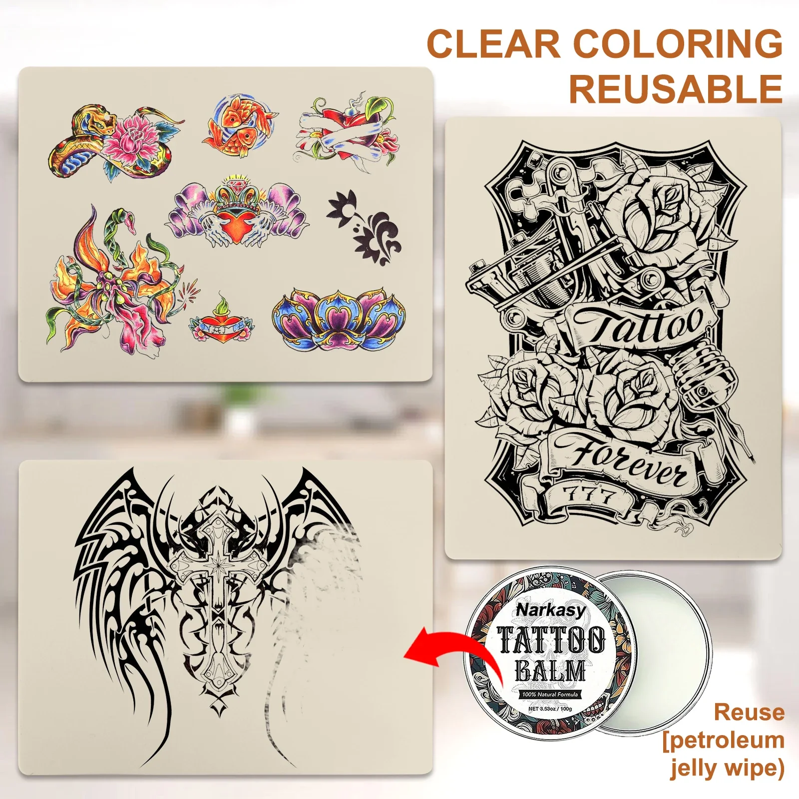 15/10/8/5/1 قطعة جديد تحديث الوشم ممارسة الجلد 3 مللي متر سيليكون الجلد وهمية على الوجهين لإمدادات التدريب على ماكياج دائم