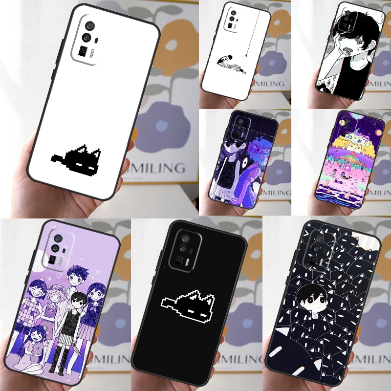 Omori Game Fanart Case For Xiaomi 13T 12T 11T 13 Pro 14 Ultra 12 Lite POCO F5 M6 X6 Pro X5 X3 F3 M5s Cover